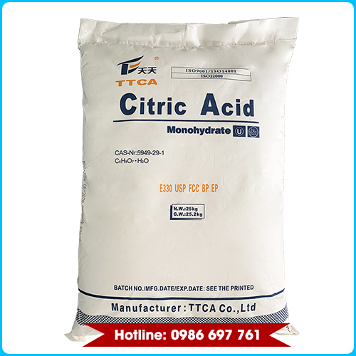 Acid Citric C6H8O7.H2O